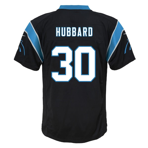 Chuba Hubbard Carolina Panthers Nike Youth Team Game Jersey - Black - Image 2