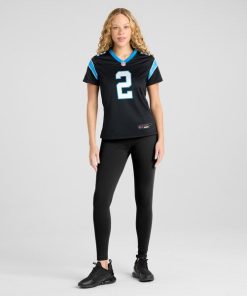 Mike Jackson Carolina Panthers Nike Women's  Game Jersey -  Black
