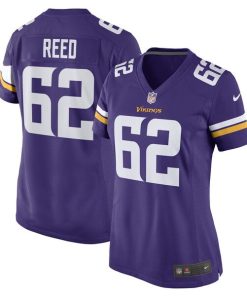 Chris Reed Minnesota Vikings Nike Women's Game Player Jersey - Purple