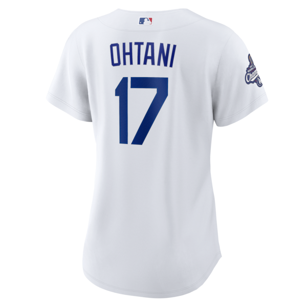 Shohei Ohtani Los Angeles Dodgers Nike Women's 2025 World Series Champions Home Replica Player Jersey - White - Image 3