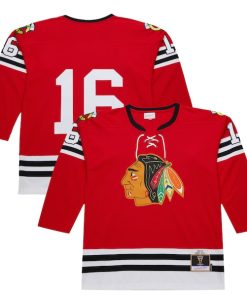 Bobby Hull Chicago Blackhawks 1960-61 Power Play Jersey - Scarlet