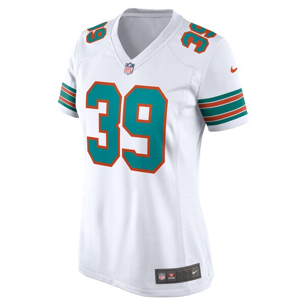 Larry Csonka Miami Dolphins Nike Women's Retired Player Jersey - White/Aqua - Image 3