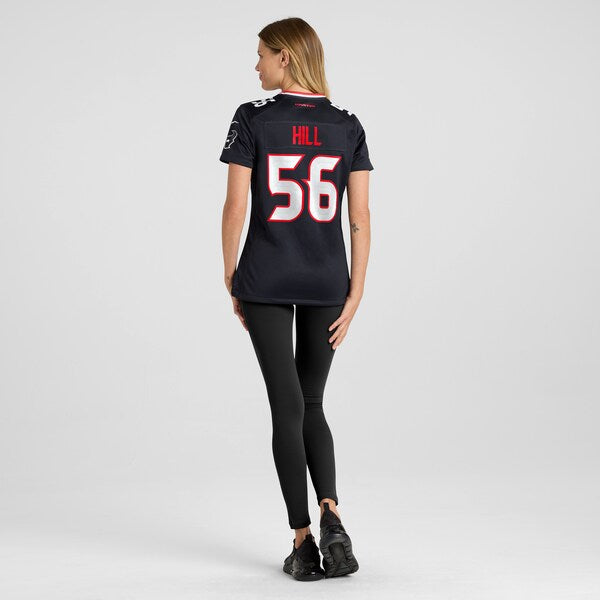 Jamal Hill Houston Texans Nike Women's Team Game Jersey - Navy - Image 5