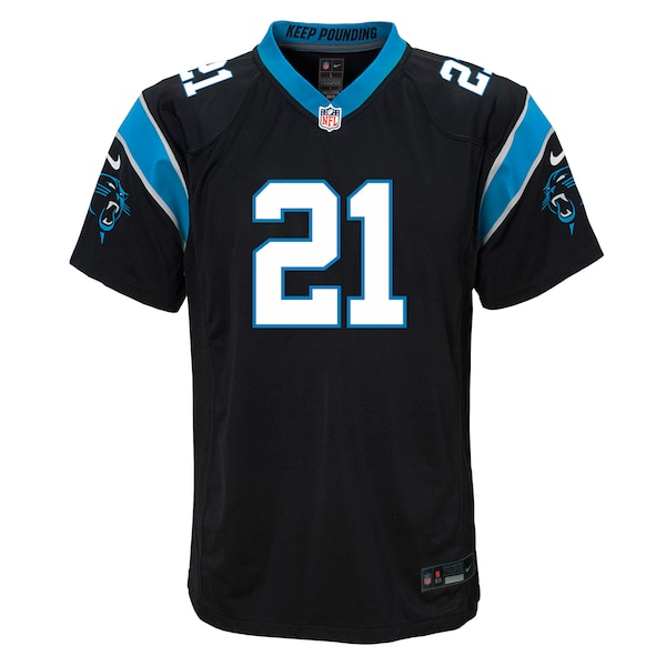 Jeremy Chinn Carolina Panthers Nike Youth Game Jersey - Black/Blue/White - Image 3