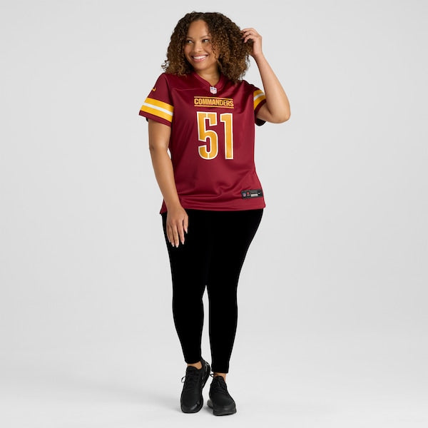 Bobby Hart Washington Commanders Nike Women's Game Jersey - Burgundy - Image 4