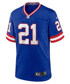 Alternative view of Tiki Barber New York Giants Nike Classic Retired Player Game Jersey - Royal