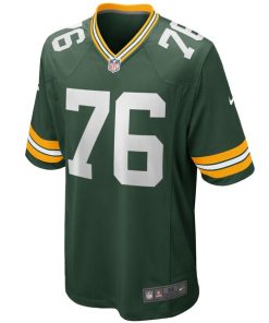 Alternative view of Jon Runyan Green Bay Packers Nike Player Game Jersey - Green