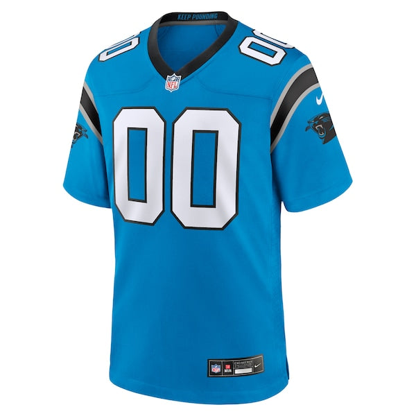Carolina Panthers Nike Alternate Custom Game Jersey - Blue - Image 2