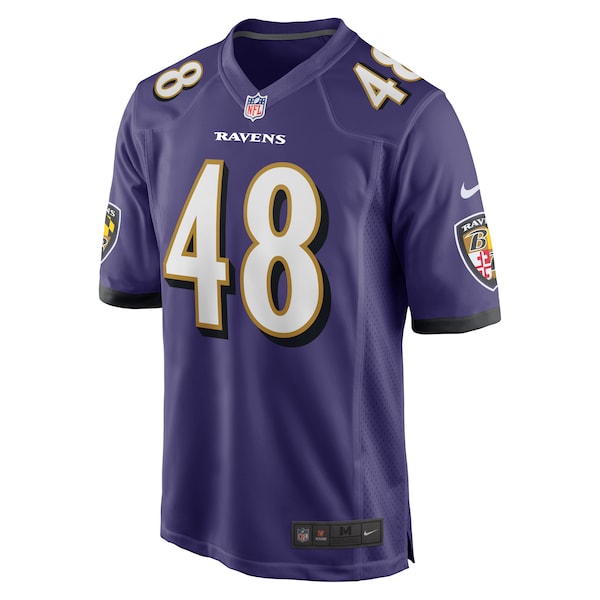Jeremiah Moon Baltimore Ravens Nike Game Player Jersey - Purple - Image 2
