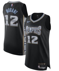 Ja Morant Memphis Grizzlies Nike 2022/23 Authentic Jersey - City Edition - Black