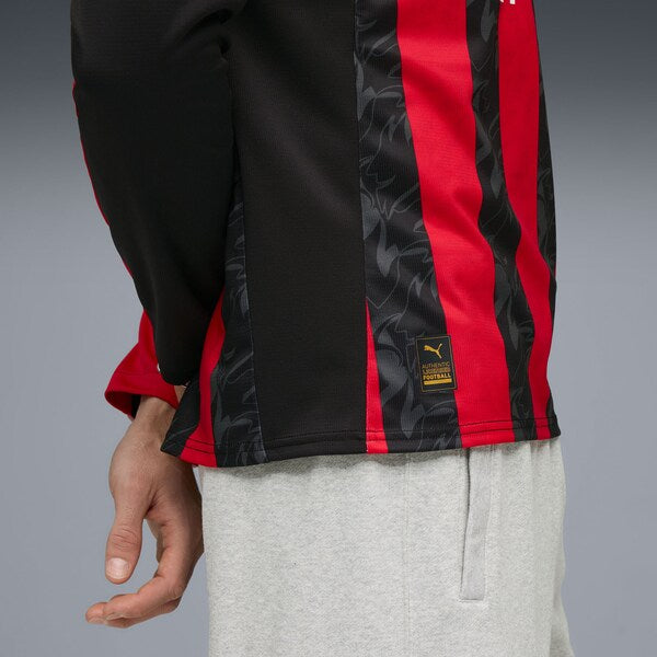 AC Milan Puma 2025/26 Home Replica Long Sleeve Jersey - Red - Image 9