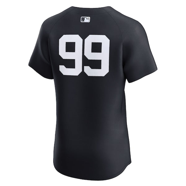 Aaron Judge New York Yankees Nike Alternate 2 Elite Jersey - Navy/White - Image 4