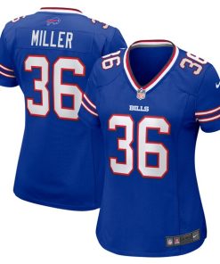 Herb Miller Buffalo Bills Nike Women's  Game Jersey -  Royal