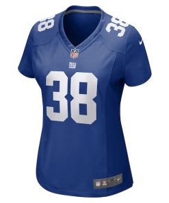 Alternative view of Kaleb Hayes New York Giants Nike Women's  Game Jersey -  Royal