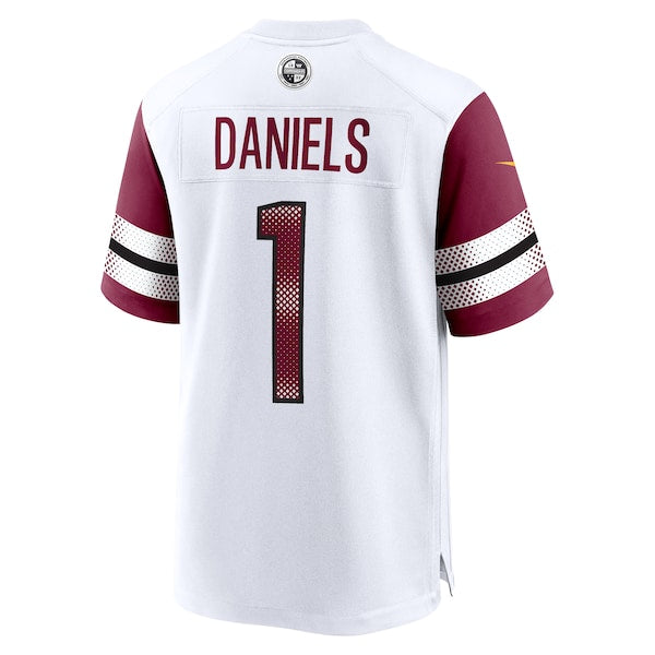 Jayden Daniels Washington Commanders Nike 2024 NFL Draft First Round Pick Player Game Jersey - White - Image 3