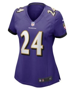 Alternative view of Beau Brade Baltimore Ravens Nike Women's  Game Jersey -  Purple