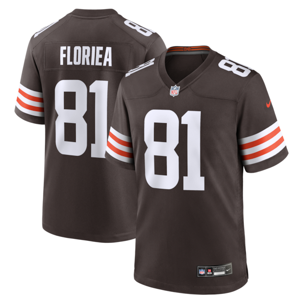 Luke Floriea Cleveland Browns Nike Team Game Jersey - Brown