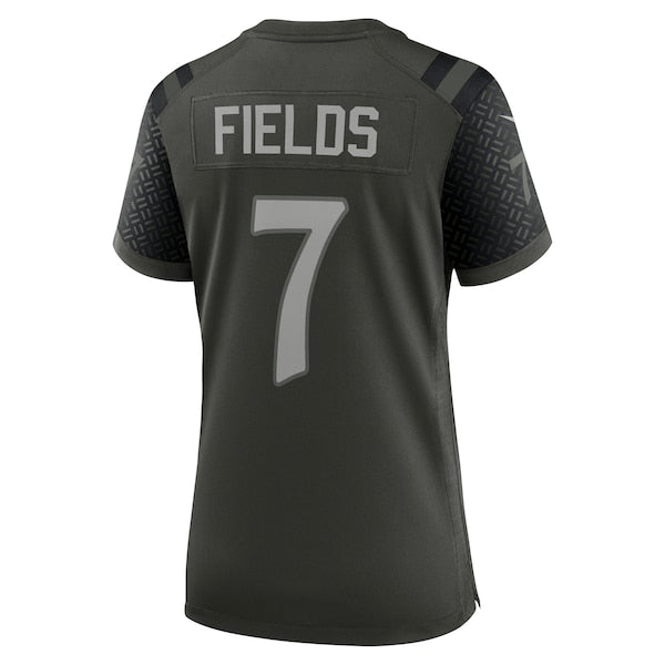 Justin Fields New York Jets Nike Women's 2025 Rivalries Collection Game Jersey - Gotham Green - Image 3