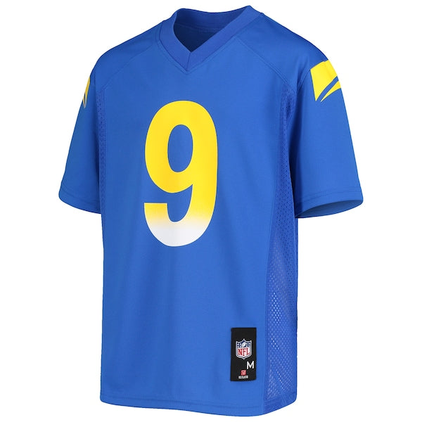 Matthew Stafford Los Angeles Rams Youth Replica Player Jersey - Royal - Image 3