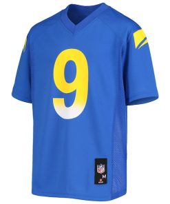 Alternative view of Matthew Stafford Los Angeles Rams Youth Replica Player Jersey - Royal