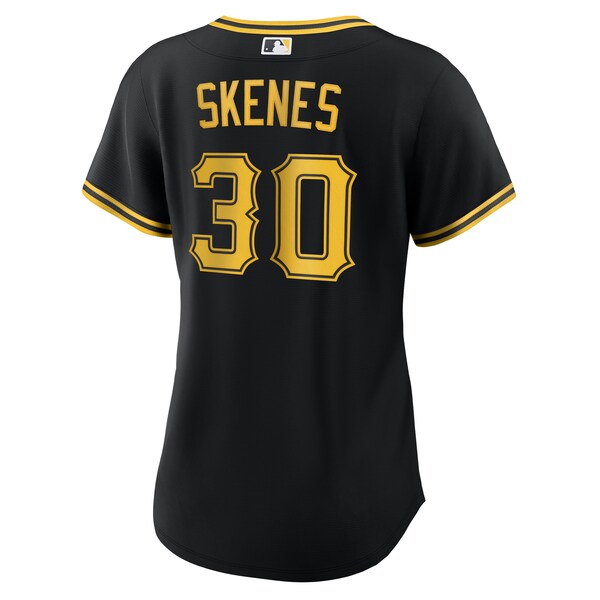 Paul Skenes Pittsburgh Pirates Nike Women's Alternate Replica Player Jersey - Black/White - Image 4