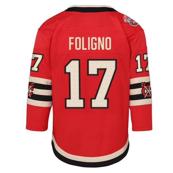 Nick Foligno Chicago Blackhawks Youth 2025 NHL Winter Classic Premier Player Jersey - Red - Image 3