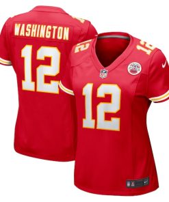 Montrell Washington Kansas City Chiefs Nike Women's Team Game Jersey -  Red