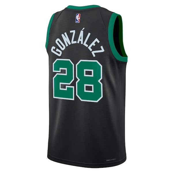 Hugo Gonz¨¢lez Boston Celtics Jordan Brand Unisex Swingman Jersey - Black - Statement Edition - Image 3
