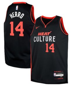 Tyler Herro Miami Heat Nike Youth  Swingman Replica Jersey - City Edition - Black