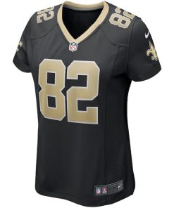 Alternative view of Bob Pollard New Orleans Saints Nike Women's Game Retired Player Jersey - Black