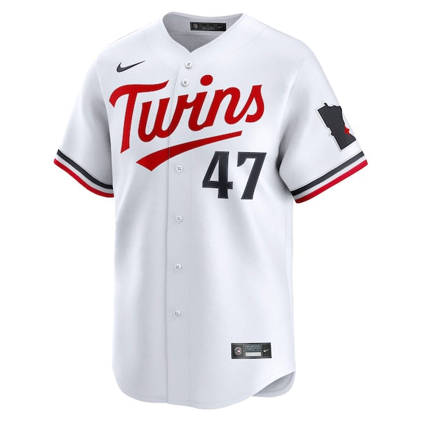 Edouard Julien Minnesota Twins Nike Home Limited Player Jersey - White - Image 2
