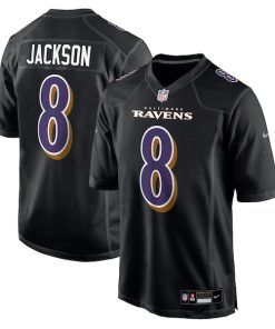 Lamar Jackson Baltimore Ravens Nike Fashion Game Jersey - Black