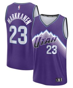 Lauri Markkanen Utah Jazz  Fast Break Replica Jersey - Icon Edition - Purple