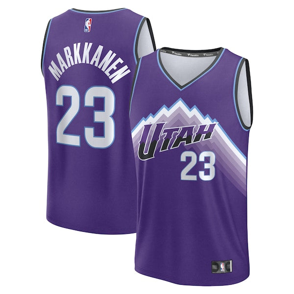 Lauri Markkanen Utah Jazz Youth Fast Break Replica Jersey - Icon Edition - Purple