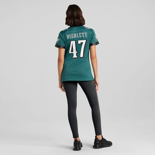 Charley Hughlett Philadelphia Eagles Nike Women's Team Game Jersey - Midnight Green - Image 6