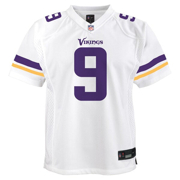 J.J. McCarthy Minnesota Vikings Nike Youth Game Jersey - White - Image 2