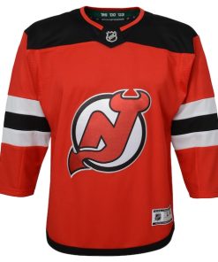 Alternative view of New Jersey Devils Youth Home Premier Blank Jersey - Red