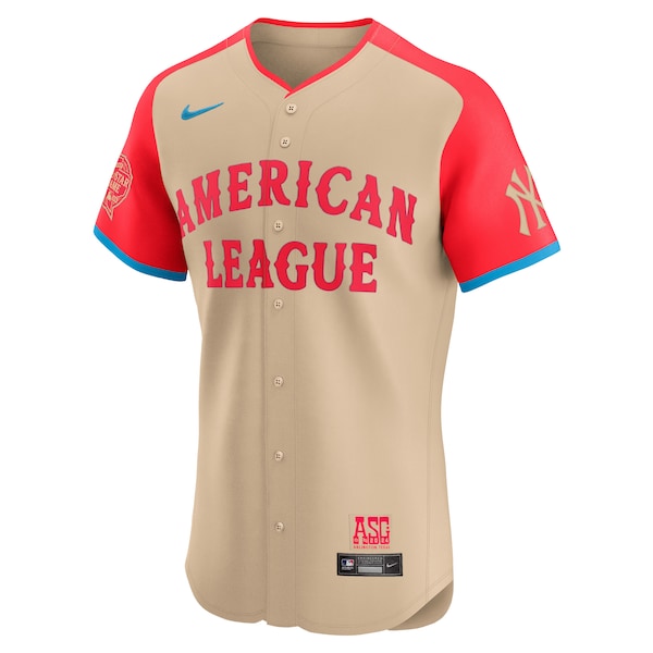 Aaron Judge American League Nike 2024 MLB All-Star Game Elite Player Jersey - Cream - Image 2