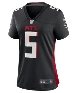 Alternative view of Drake London Atlanta Falcons Nike Women's Player Game Jersey - Black