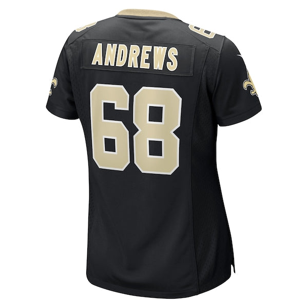 Josh Andrews New Orleans Saints Nike Women's Game Player Jersey - Black - Image 3