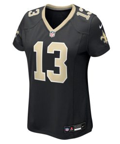 Alternative view of Velus Jones Jr. New Orleans Saints Nike Women's Team Game Jersey -  Black