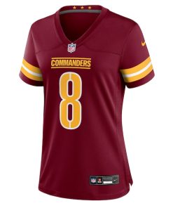 Alternative view of Marcus Mariota Washington Commanders Nike Women's Team Game Jersey -  Burgundy