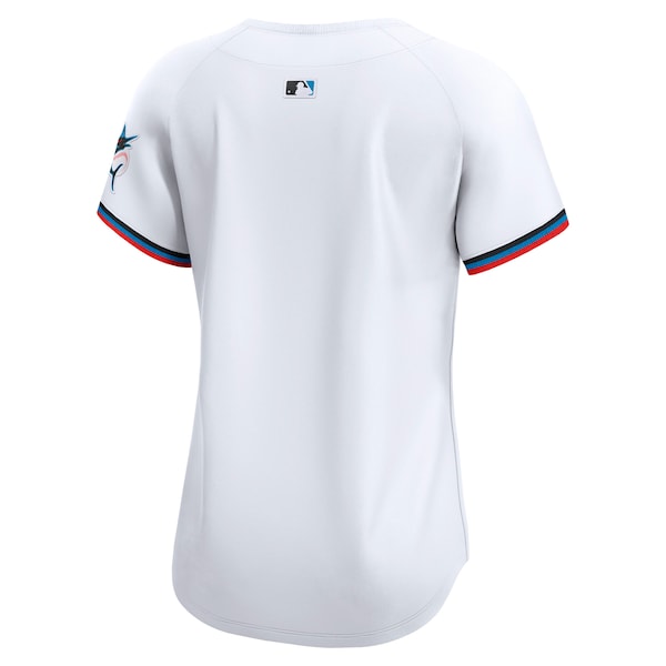 Miami Marlins Nike Women's Home Limited Jersey - White - Image 3