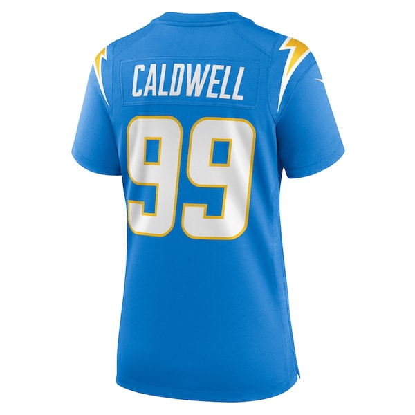Jamaree Caldwell Los Angeles Chargers Nike Women's Team Game Jersey - Powder Blue - Image 4