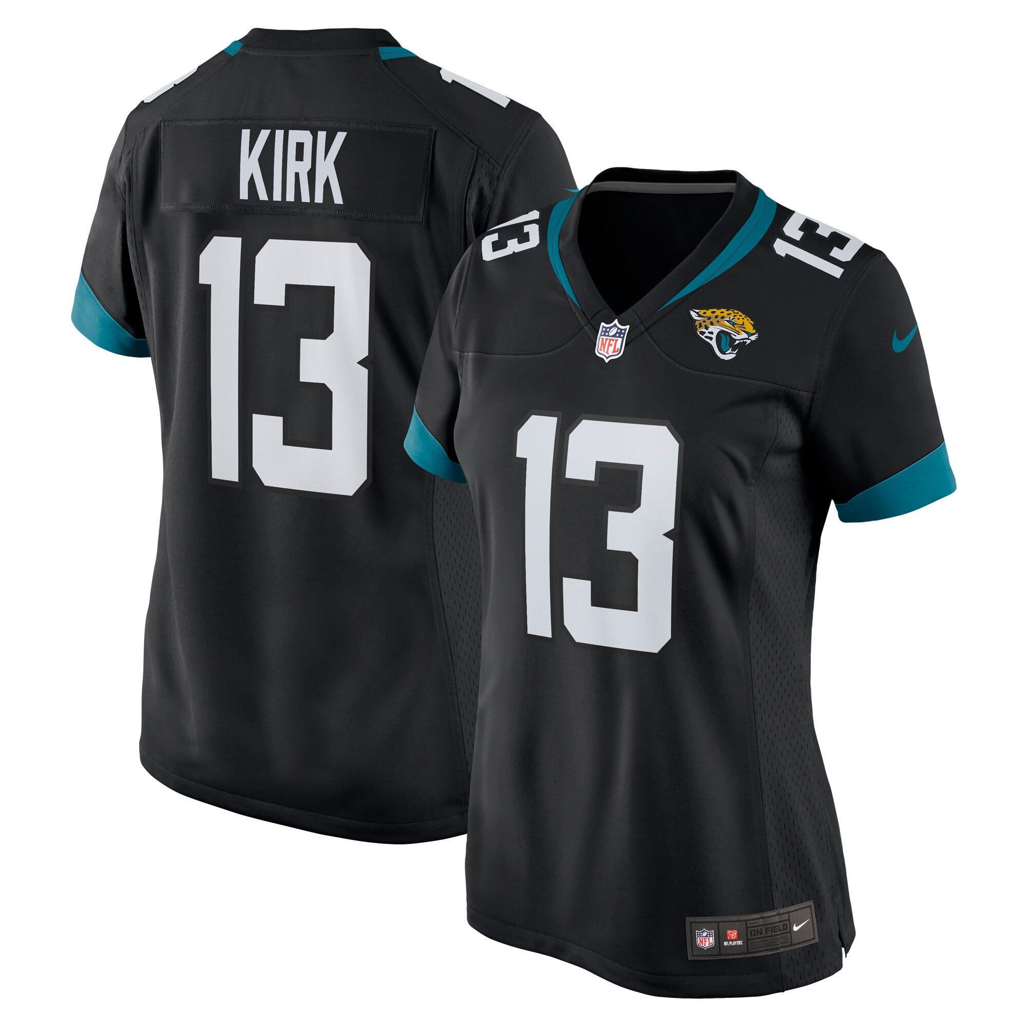 Christian Kirk Jacksonville Jaguars Nike Women's Game Jersey - Teal/Black - Image 5