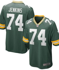 Elgton Jenkins Green Bay Packers Nike Game Jersey - Green