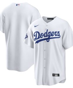 Los Angeles Dodgers Nike Home 2025 World Series Champions Replica Jersey - White