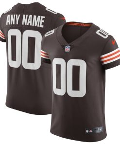 Cleveland Browns Nike Vapor Elite Custom Jersey - Brown
