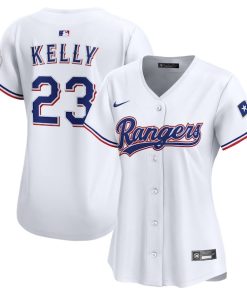 Merrill Kelly Texas Rangers Nike Women's Home Limited Player Jersey - White