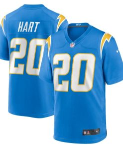 Cam Hart Los Angeles Chargers Nike Team Game Jersey -  Powder Blue